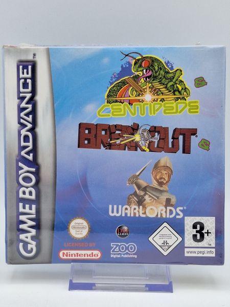 3 in 1: Centipede, Breakout & Warlords - NEU